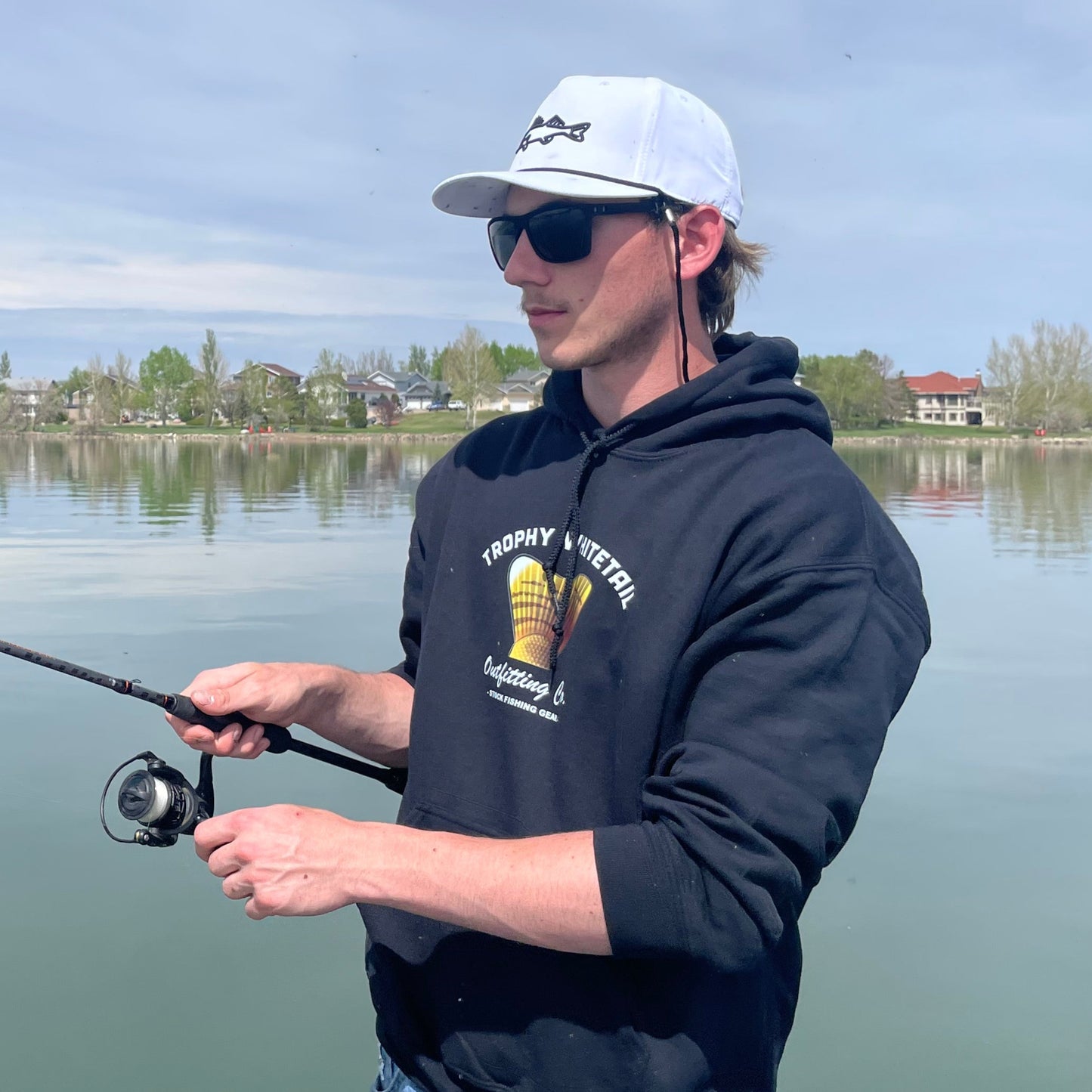 STOCK Hoodie: Trophy Whitetail Walleye