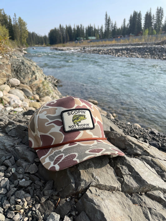 Scopin' Not Hopin' Rope Largemouth Hat
