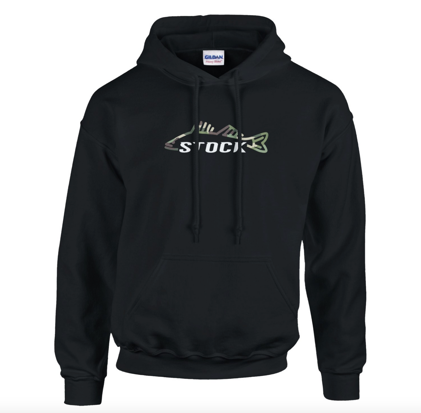 STOCK Camo Walleye Hoodie