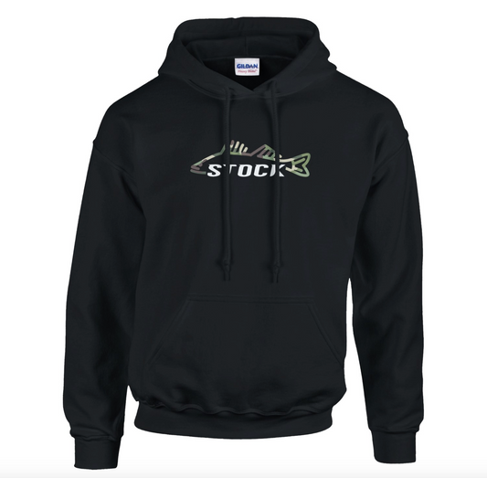 STOCK Camo Walleye Hoodie