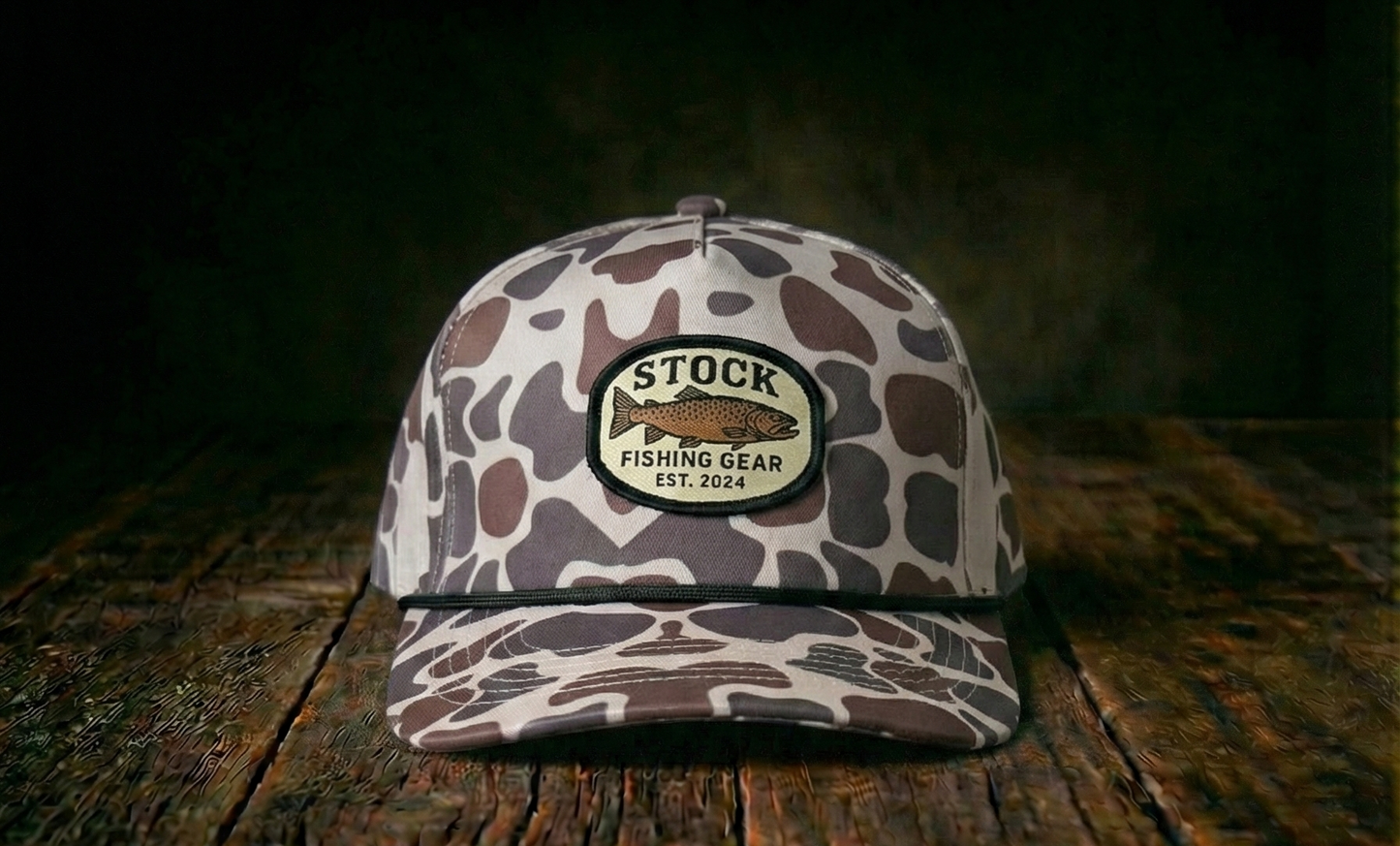 Duck Camo Rope Brown Trout Hat