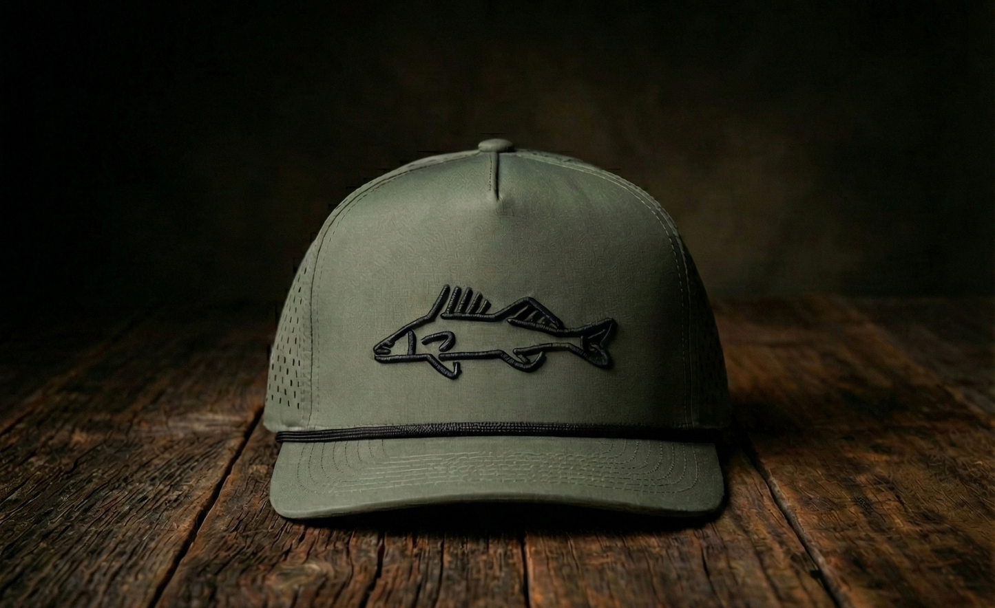 STOCK Fishing Hat - Rope Walleye