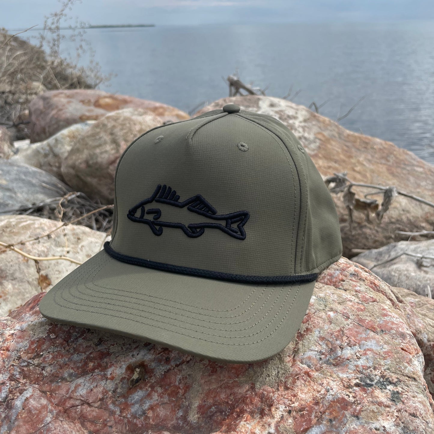 STOCK Fishing Hat - Rope Walleye