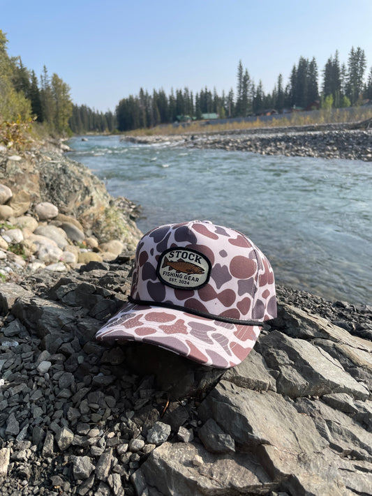 Duck Camo Rope Brown Trout Hat