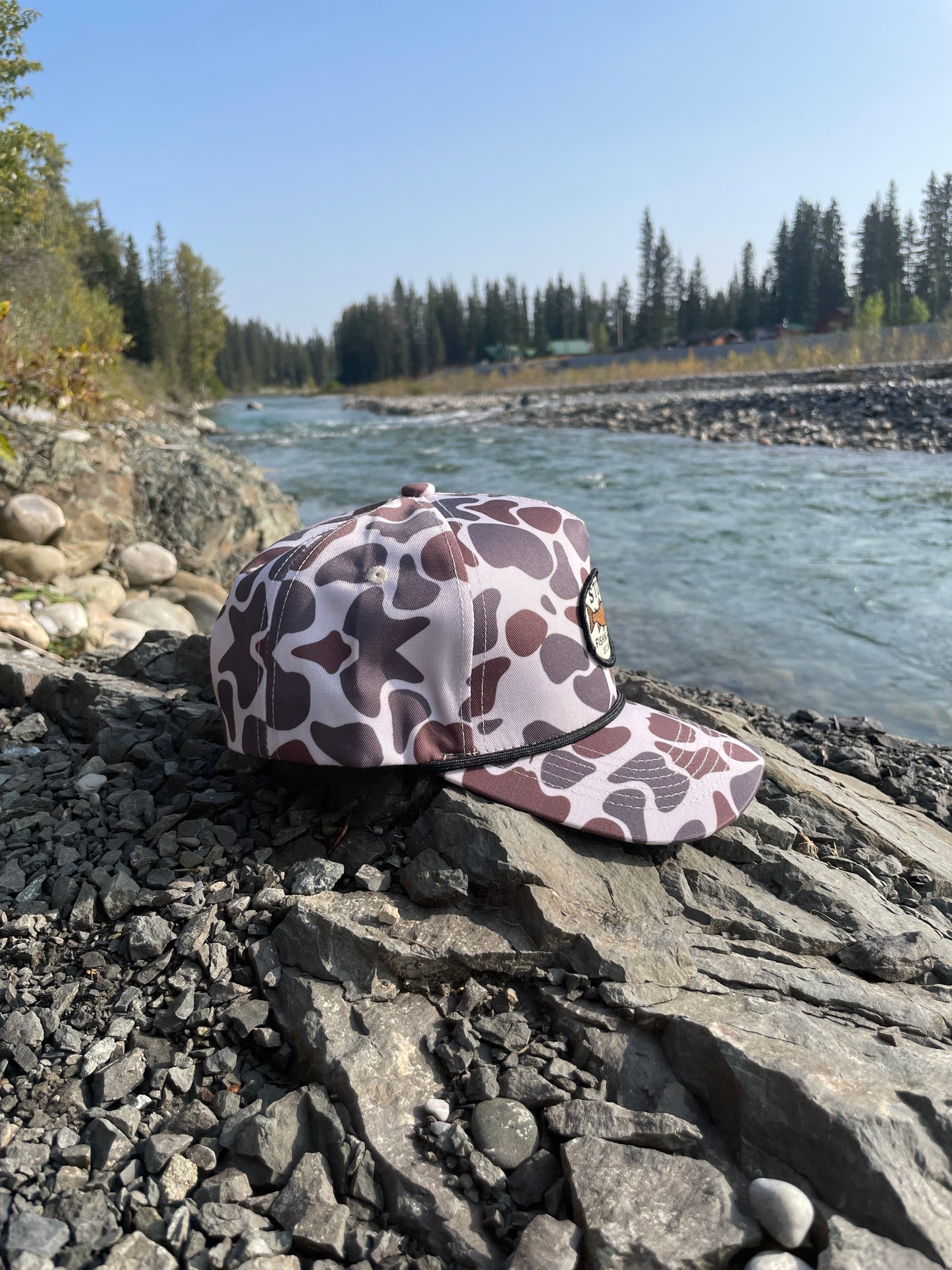 Duck Camo Rope Brown Trout Hat